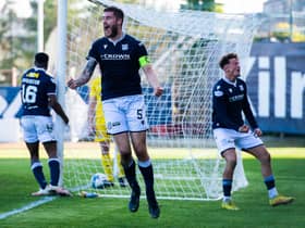 Will Dundee still be celebrating when the final whistle blows tonight? (Picture: Euan Cherry / SNS Group)