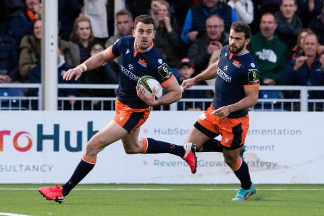 Emiliano Boffelli enjoyed an outstanding first season at Edinburgh. (Photo by Ross Parker / SNS Group)