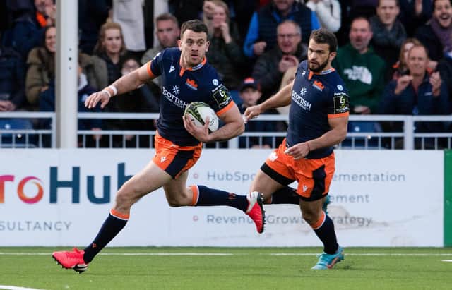 Emiliano Boffelli enjoyed an outstanding first season at Edinburgh. (Photo by Ross Parker / SNS Group)