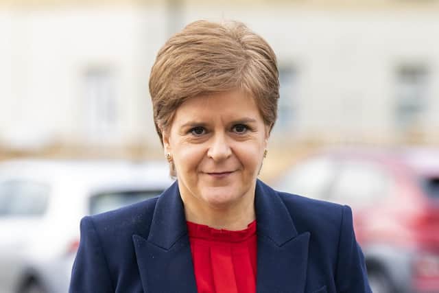 First Minister Nicola Sturgeon. Picture: Jane Barlow - Pool/Getty Images