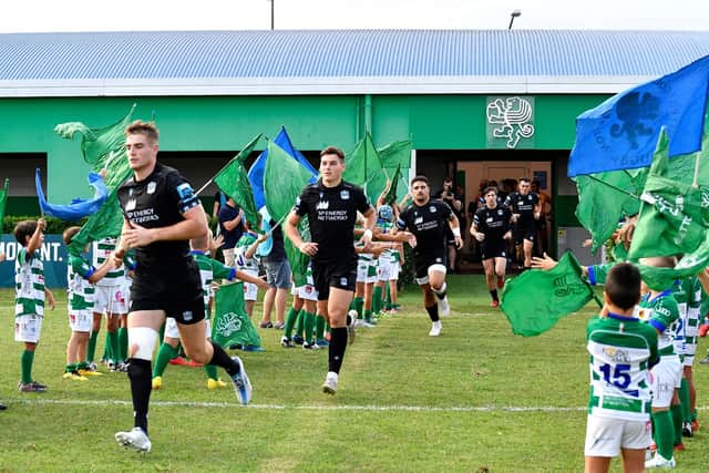 Glasgow Warriors lost 33-11 to Benetton in Treviso in the URC opener. Photo by Luca Sighinolfi/INPHO/Shutterstock