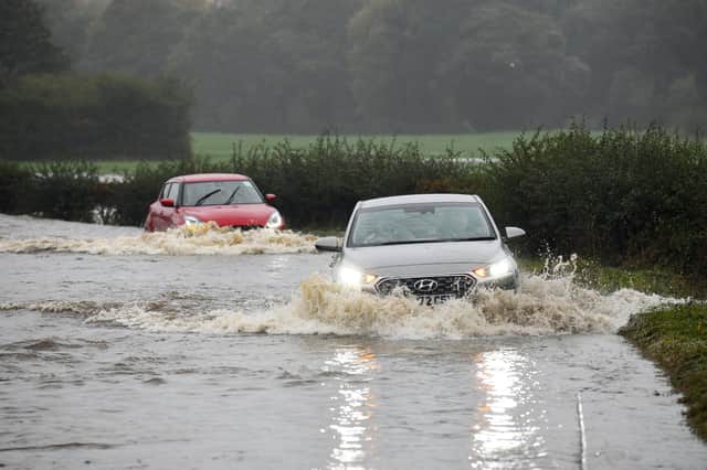 Heavy flooding hit many parts of Scotland over the weekend. Picture: Michael Gillen