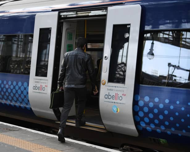 ScotRail will follow other train operators in introducing an e-scooter ban. Picture: John Devlin