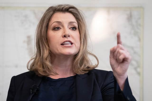 Penny Mordaunt at the launch of her campaign to be Conservative Party leader and Prime Minister. Picture: Stefan Rousseau/PA Wire