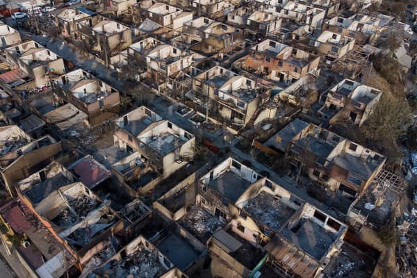 Wildfires amid a 40C heatwave in Chile have killed more than 100 people and destroyed at least 1,300 homes (Picture: Claudio Santana/Getty Images)