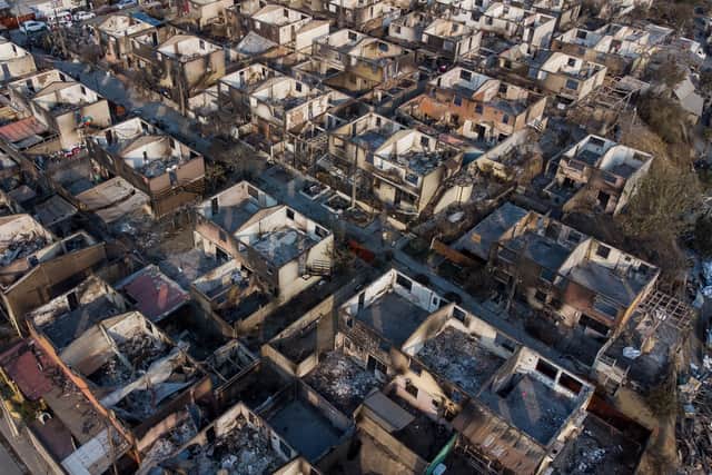 Wildfires amid a 40C heatwave in Chile have killed more than 100 people and destroyed at least 1,300 homes (Picture: Claudio Santana/Getty Images)