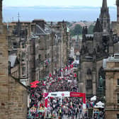 Edinburgh's Royal Mile during the Edinburgh Festival Fringe. Picture: Jane Barlow/PA Wire