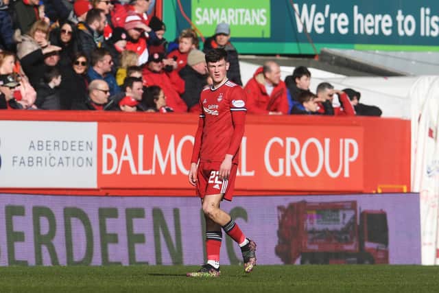 Calvin Ramsay has broke through as a regular first-team player at Aberdeen this season.  (Photo by Craig Foy / SNS Group)