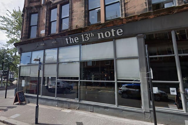 Situated between the Merchant City and the River Clyde on King Street, the 13th Note is a relaxed music bar offering great vegetarian and vegan food with plenty of floor space for your puppy pal. We've heard of rumours of free dog biscuits for good boys and girls.