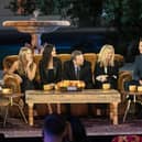 Friends star Jennifer Aniston, Courteney Cox, Lisa Kudrow, Matt LeBlanc, Matthew Perry and David Schwimmer reunited for a one-off special.