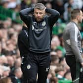 St Mirren manager Stephen Robinson was left frustrated but still delighted by his players performance at Celtic Park in their 2-2 draw. (Photo by Alan Harvey / SNS Group)