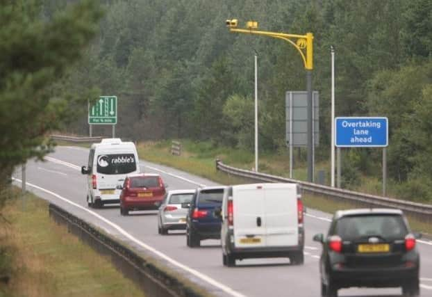 The A9 death toll increased this year despite average speed cameras on its single carriageway sections between Perth and Inverness. Picture: Peter Jolly