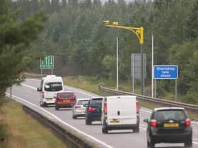 The A9 death toll increased this year despite average speed cameras on its single carriageway sections between Perth and Inverness. Picture: Peter Jolly