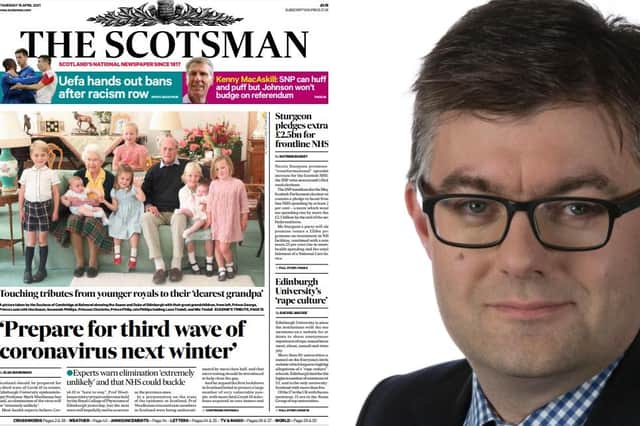 Neil McIntosh took up the position as editor of The Scotsman this week