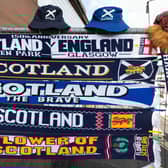 Scotland scarves during the 150th Anniversary Heritage Match between Scotland and England at Hampden Park on Tuesday (Picture: Craig Foy/SNS Group)