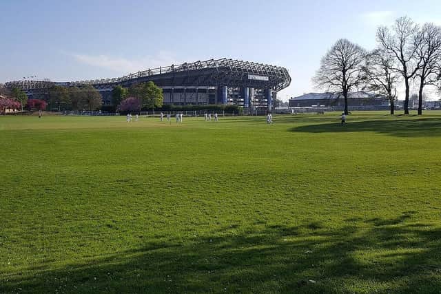 The abandoned match took place at Roseburn Park near Murrayfield Stadium. Picture: Clive Nicholson/Creative Commons