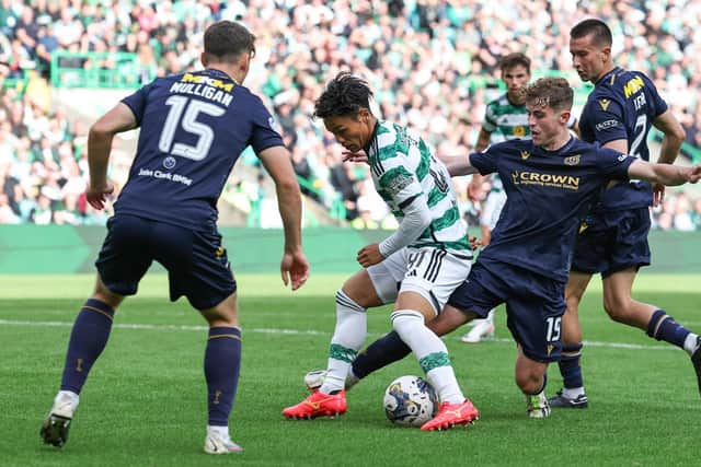 Celtic take on Dundee on Boxing Day - and while Reo Hatate is close to a return, it is unclear if he will make the trip to Dens Park.