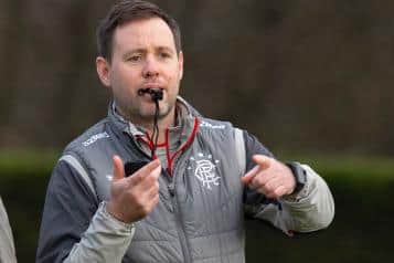 First-team coach Michael Beale. (Photo by Alan Harvey / SNS Group)
