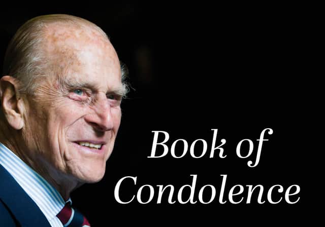 Sign the book of condolence