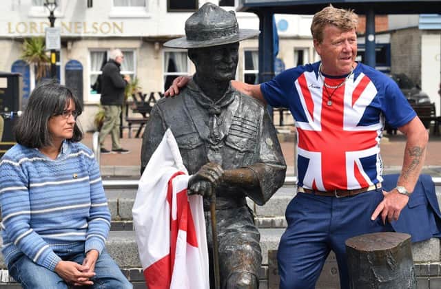Some locals are fiercely protective of Robert Baden-Powell's statue (Getty Images0