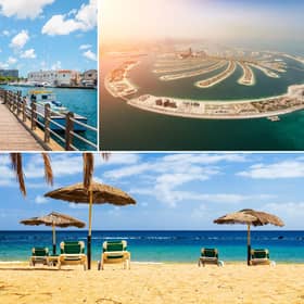 Finish off your winter in style by jetting off to one of these warm destinations in February 2022. Photo: NAPA74 / Getty Images / Canva Pro. Jag_cz / Getty Images / Canva Pro. DaLiu / Getty Images / Canva Pro.