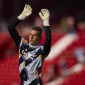 Real Madrid's goalkeeper Andriy Lunin is reportedly a target for Celtic.
