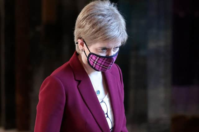 First Minister Nicola Sturgeon. (Photo by Andrew Milligan - Pool/Getty Images)