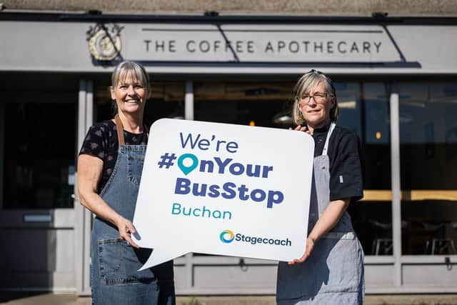 OnYourBusStop Buchan partner The Coffee Apothecary.