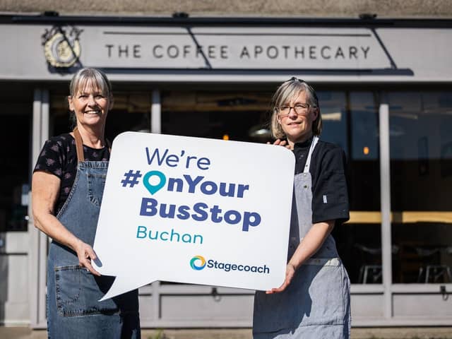 OnYourBusStop Buchan partner The Coffee Apothecary.