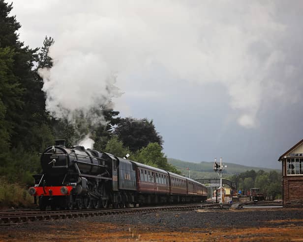 The LMS 5025 locomotive back on the Strathspey Railway this week (Picture: Vanilla Moon Photography)