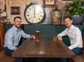 Craig Letton, CEO at MRM, and Euan Baxter, investor at BGF. Picture: Peter Lawson
