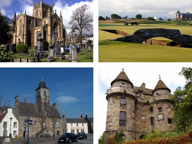 Fife tourism hotspots - Dunfermline Abbey; the Swilcan Bridge, St Andrews; Culross and Falkland Palace (Pics; Submitted)
