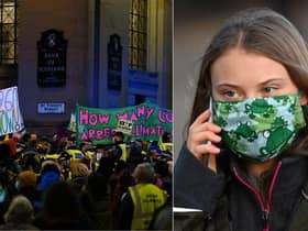 COP26: Youth activists led by Greta Thunberg to march through Glasgow demanding climate action at summit.