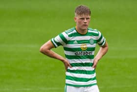 Celtic's Scott Robertson during a pre-season friendly match between Celtic and Hibernian at Celtic Park, on July 27, 2020. Pic: SNS