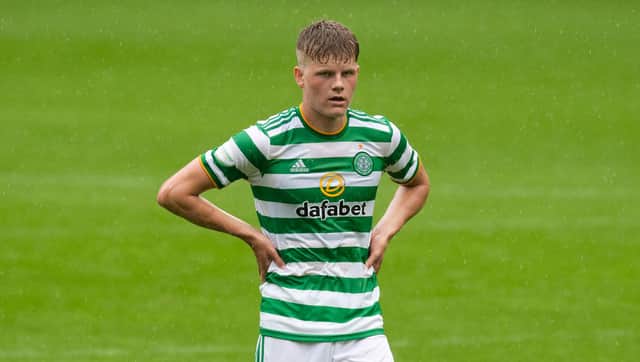 Celtic's Scott Robertson during a pre-season friendly match between Celtic and Hibernian at Celtic Park, on July 27, 2020. Pic: SNS