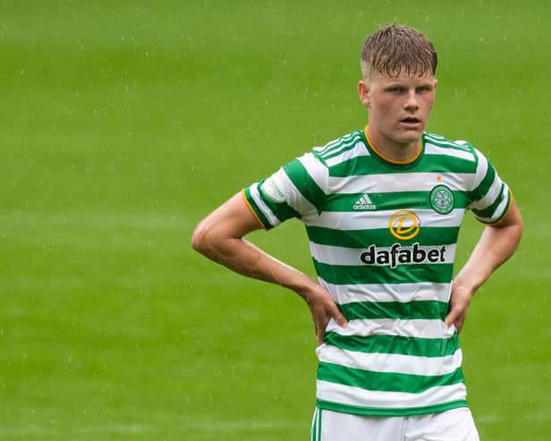 Celtic's Scott Robertson during a pre-season friendly match between Celtic and Hibernian at Celtic Park, on July 27, 2020. Pic: SNS