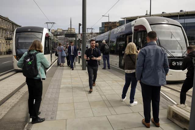 Edinburgh's tram service continues to attract controversy (Picture: Jeff J Mitchell/Getty Images)