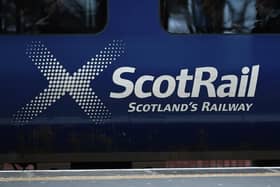 ScotRail engineers are inspecting a bridge in Burntisland after it was hit by a lorry. Picture: John Devlin.