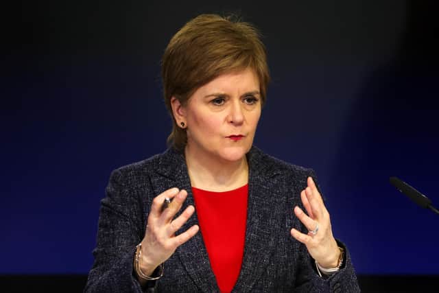 First Minister Nicola Sturgeon has spoken out on the alcohol marketing restrictions out for consultation. Picture: Russell Cheyne/WPA pool/Getty Images