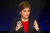 First Minister Nicola Sturgeon has spoken out on the alcohol marketing restrictions out for consultation. Picture: Russell Cheyne/WPA pool/Getty Images
