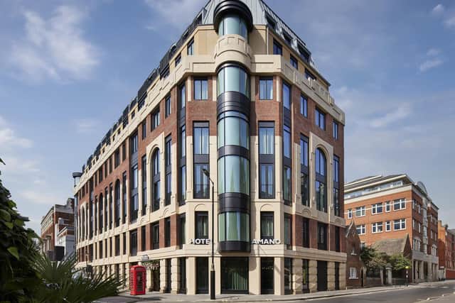 The 141-bedroom Hotel AMANO Covent Garden has been converted from an office building. PIC: John Athimaritis