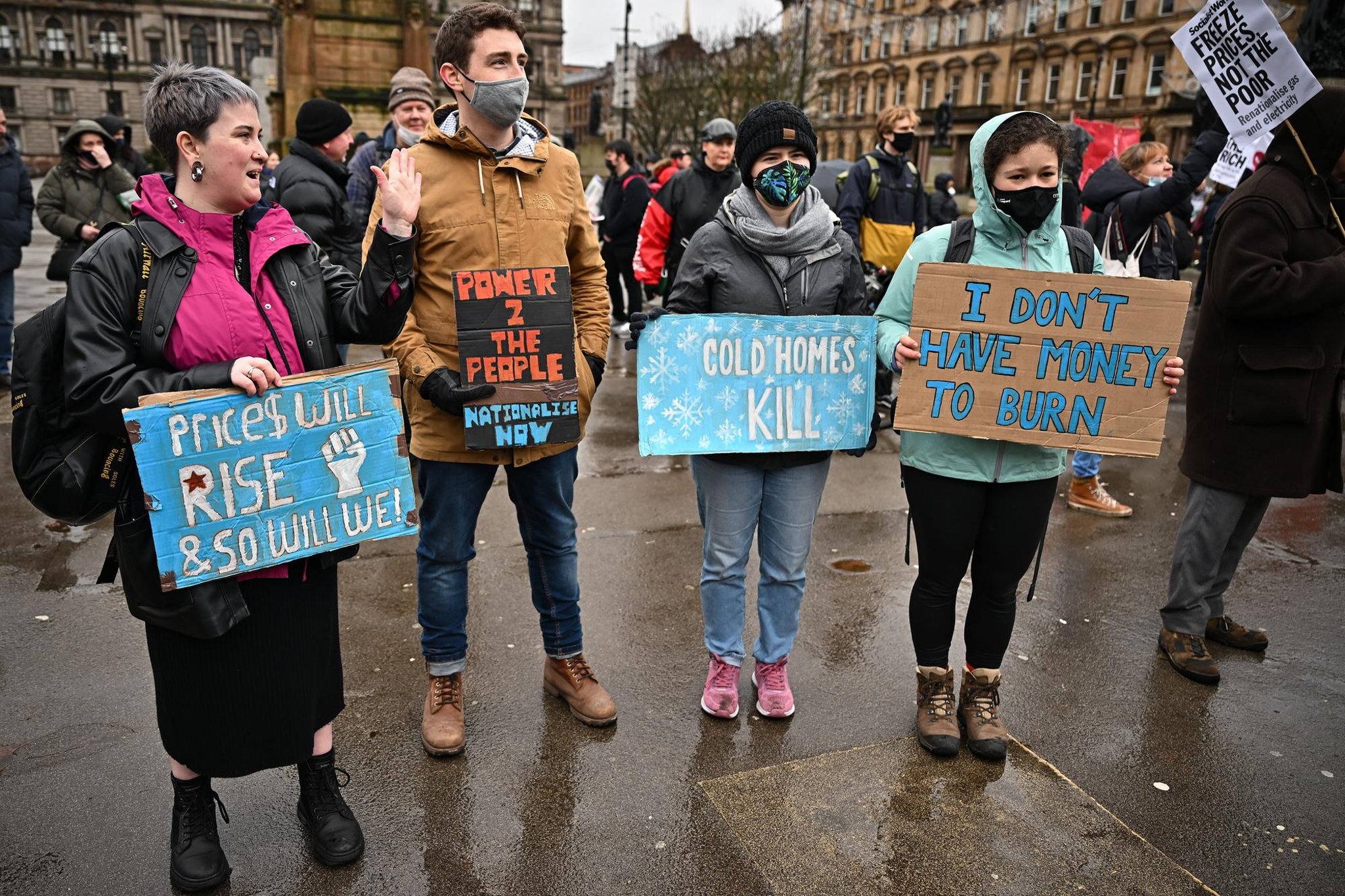 Cost of living protesters say &#8216;enough is enough&#8217; and call on government to &#8216;freeze the prices, not the poor&#8217;