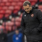 Dundee Utd manager Micky Mellon saw his side lose at Hampden. (Photo by Ross Parker / SNS Group)