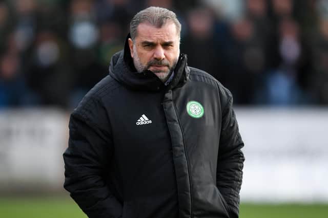 Celtic manager Ange Postecoglou is not concerned by the Steven Gerrard Rangers exit rumours. (Photo by Ross MacDonald / SNS Group)