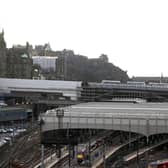 Restoration work on North Bridge. Picture: Alistair Linford.