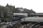 Restoration work on North Bridge. Picture: Alistair Linford.