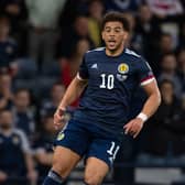 Che Adams is set to miss Scotland's clash with the Faroe Islands. (Photo by Craig Foy / SNS Group)
