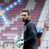 Craig Gordon is back in training with Hearts after a serious injury.