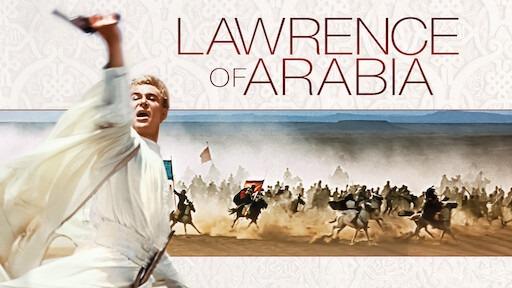 Nominated for 10 Oscars back in 1963, Lawrence Of Arabia sees Peter O'Toole star British Lieutenant T.E. Lawrence and won Best Picture an Best Director at the awards.