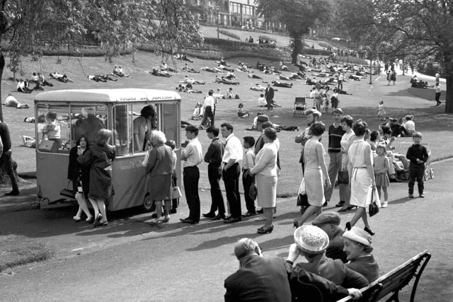 There were few more popular businesses on a hot May day in 1966 that the ice cream kiosk in Princes Street Gardens.